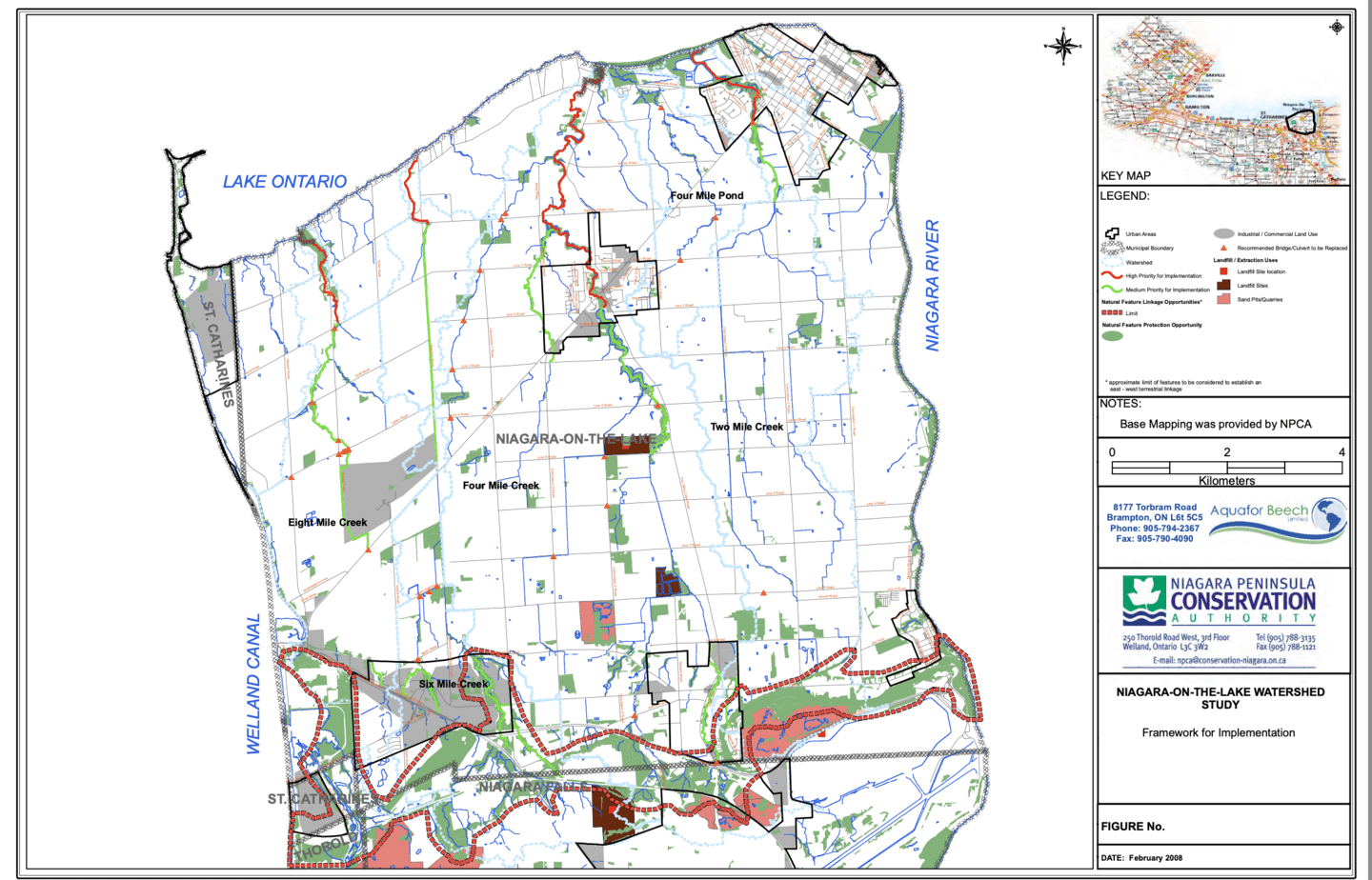 NPCA 2008 NOTL Watershed Plan for agricultural areas